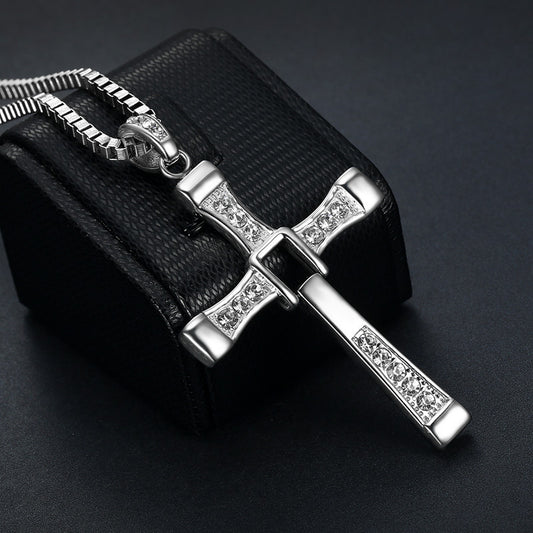 Men's Classic Ornament Speed Passion Cross Domineering Necklaces