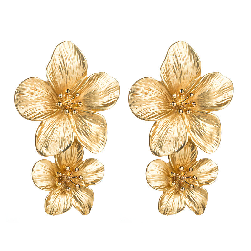 Unique Women's Fresh Flower Bohemian Long Earrings