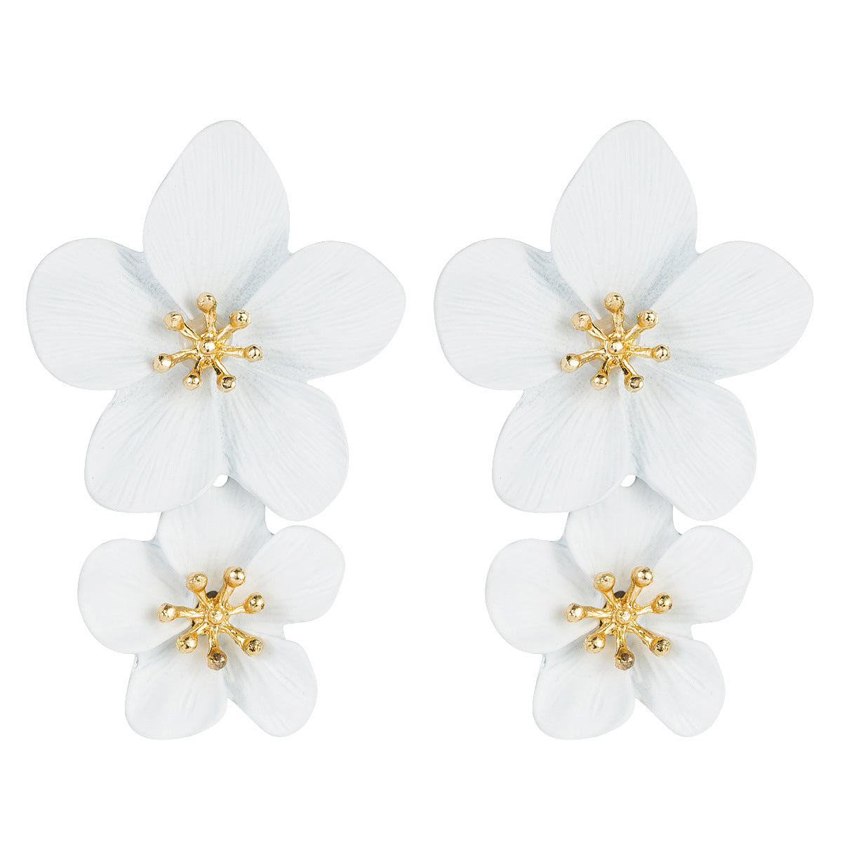 Unique Women's Fresh Flower Bohemian Long Earrings