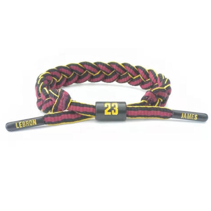 Women's Strap Basketball Shoelace Trendy Fashion Sports Wristband Star Male Curry Bracelets