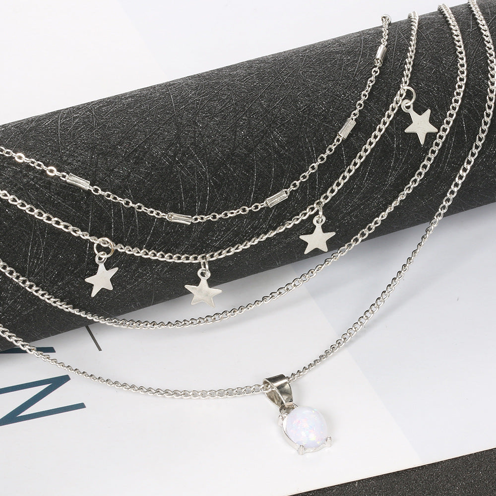 Women's Bohemian Popular Fashion Five-pointed Star Pendants