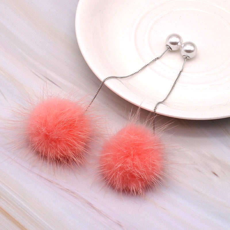 Star Moon Leaves Ice Flower Clover Hair Ball Long Ear Line