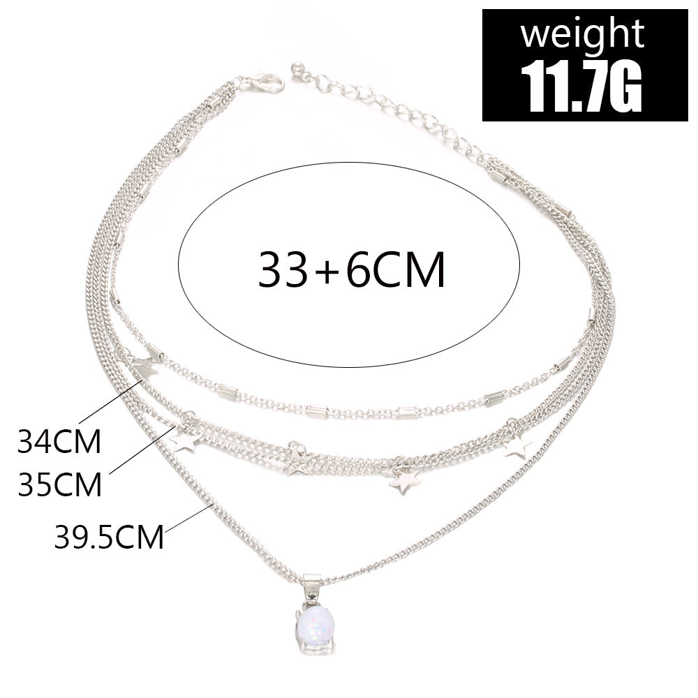 Women's Bohemian Popular Fashion Five-pointed Star Pendants
