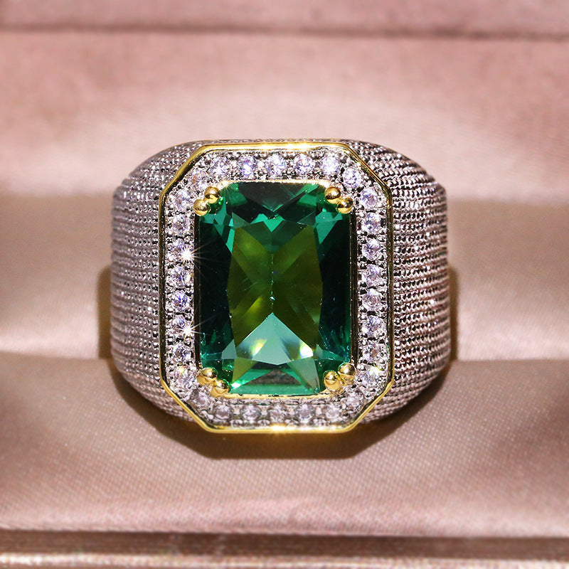 Women's & Men's Fashion Green Grandmother Zircon Bracelets