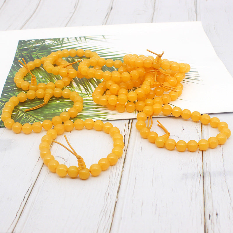 Women's & Men's Imitation Beeswax Beads Scenic Spot Fair Small Bracelet