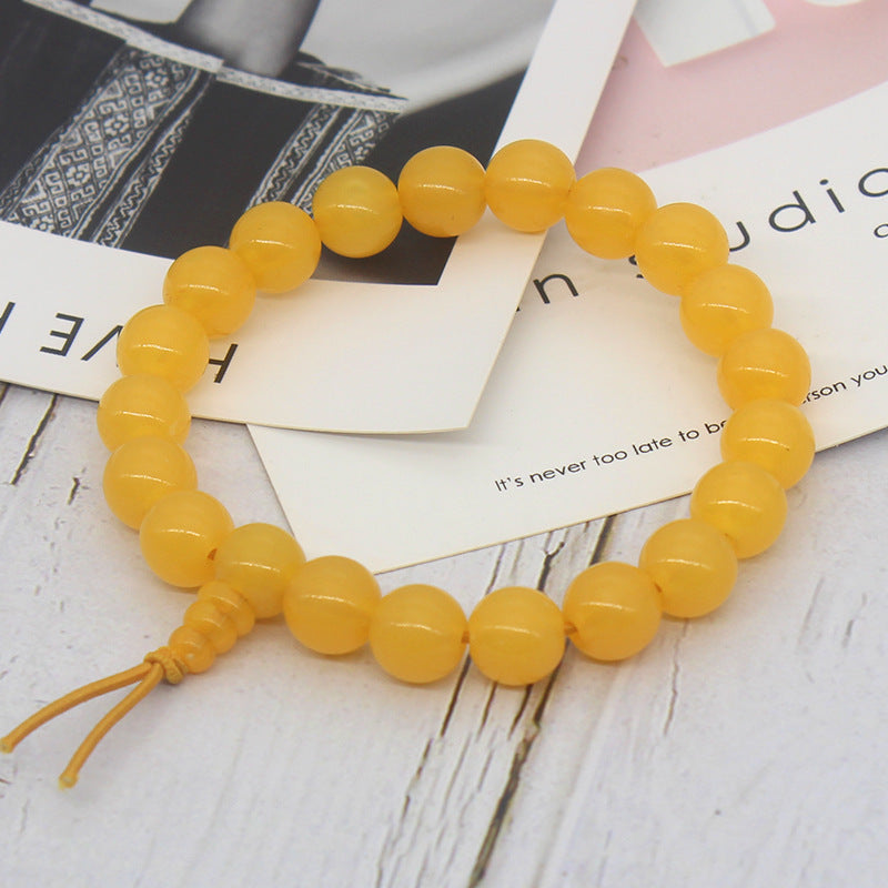 Women's & Men's Imitation Beeswax Beads Scenic Spot Fair Small Bracelet