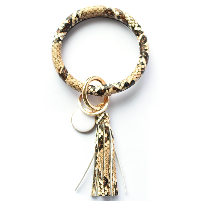 Christmas Pure Leather Key Creative Chain Bracelet