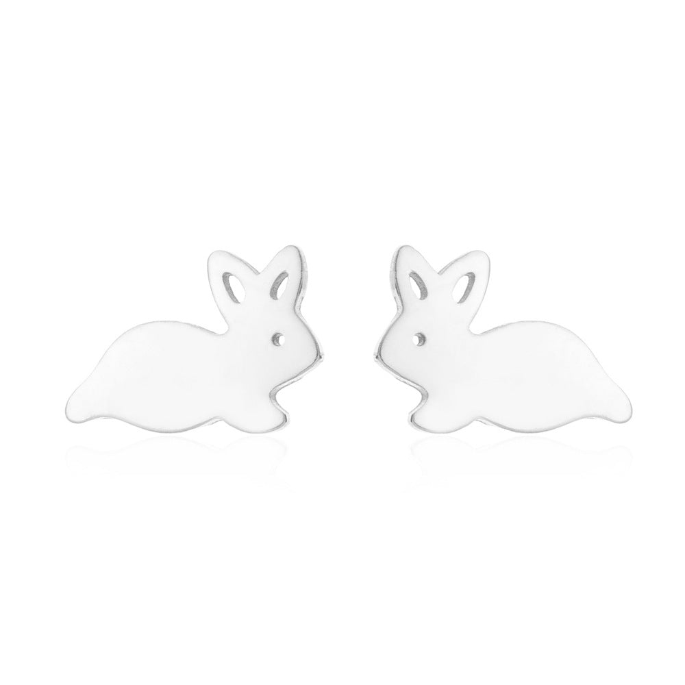 Style For Fashion Rabbit Animal Cat Ornament Christmas Earrings