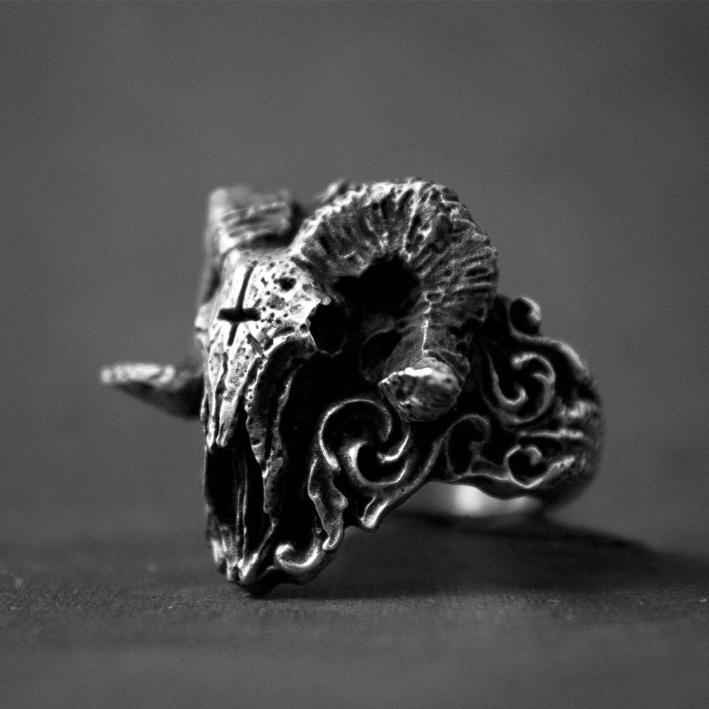 Men's Domineering Personalized Goat Fashion Fashionmonger Ring