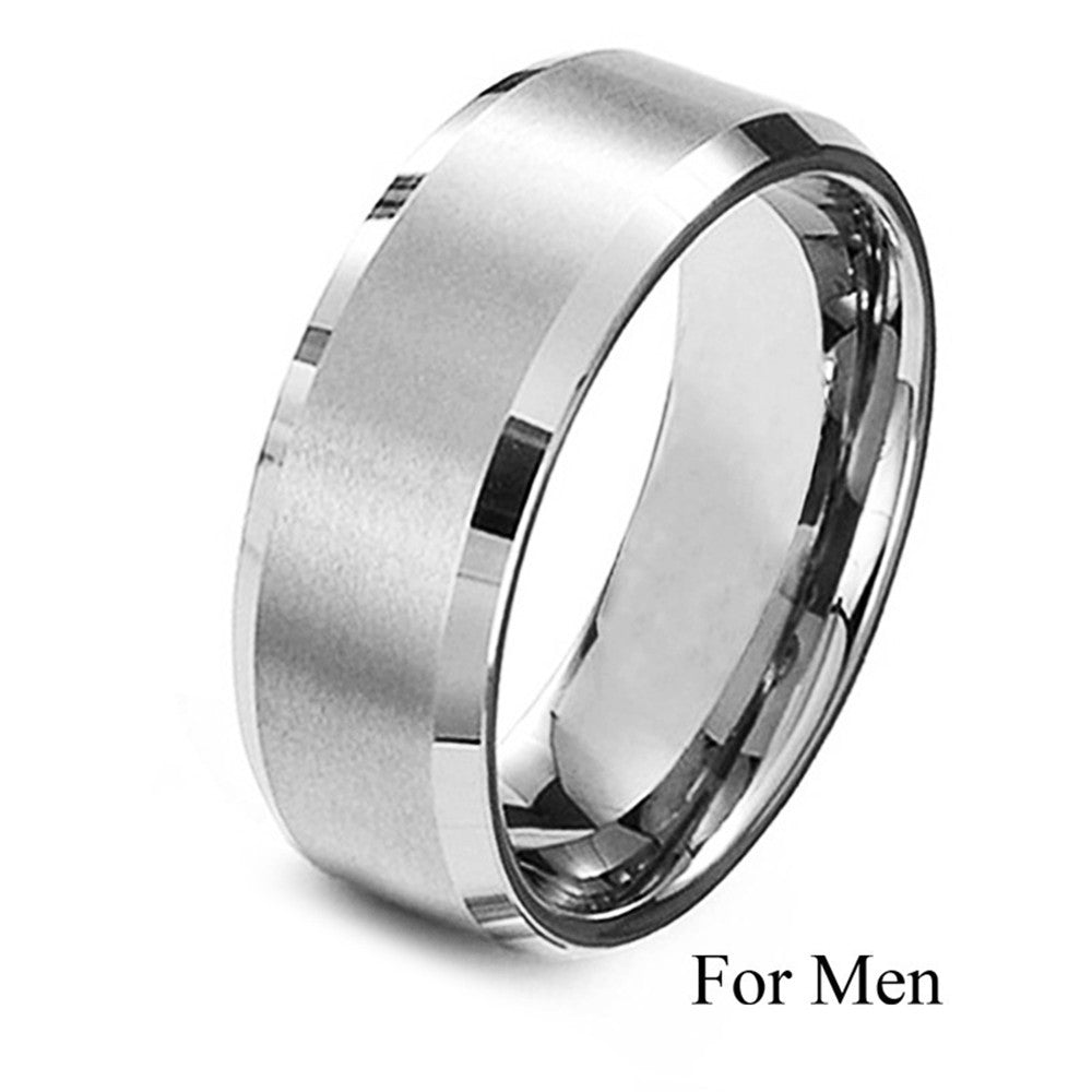 Couple Combination Set Male Female Engagement Rings