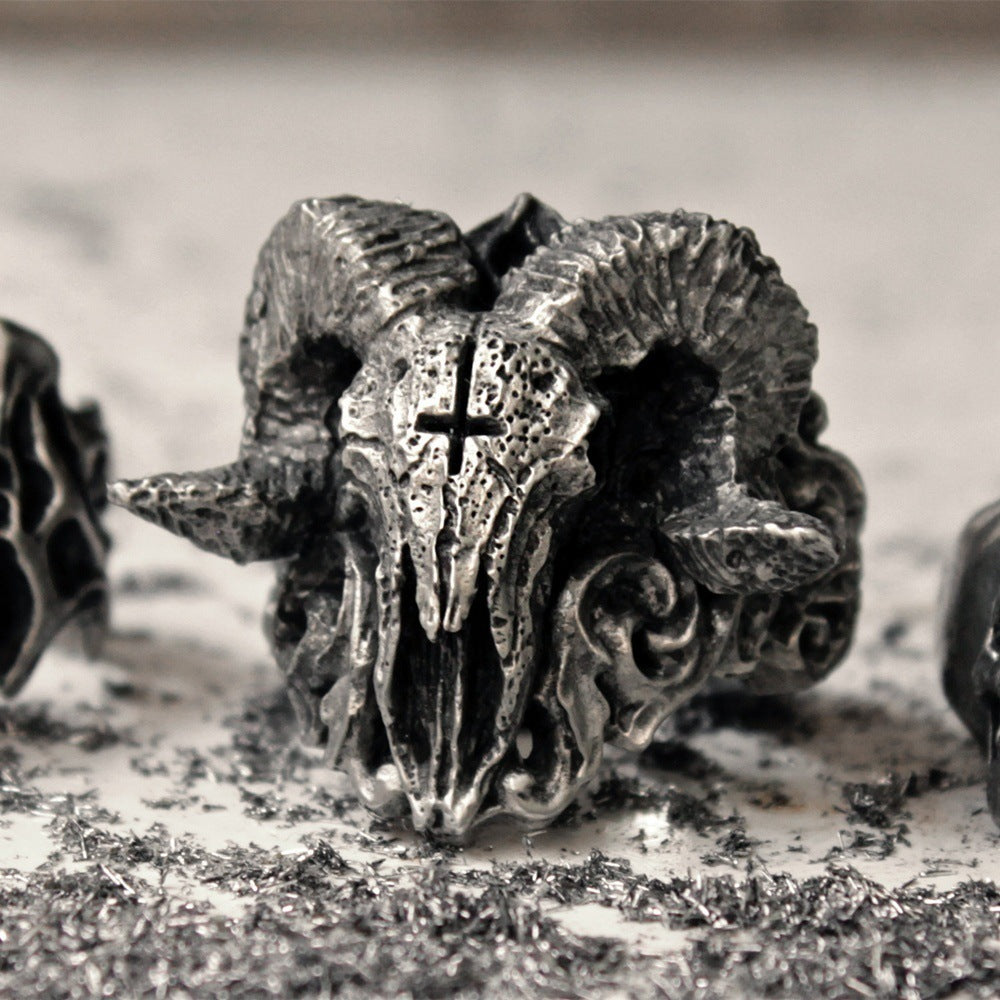 Men's Domineering Personalized Goat Fashion Fashionmonger Ring