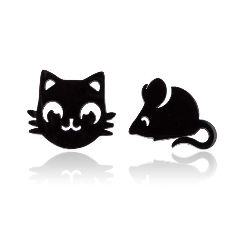 Style For Fashion Rabbit Animal Cat Ornament Christmas Earrings