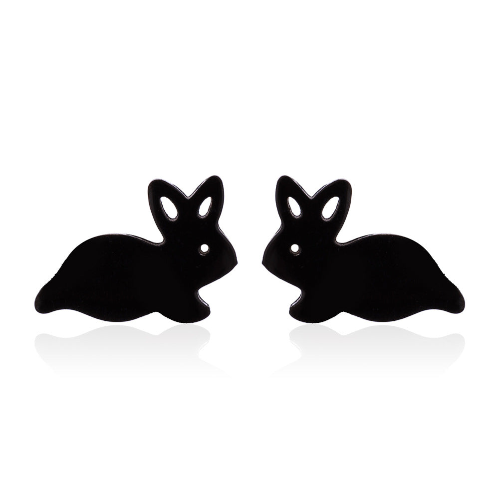 Style For Fashion Rabbit Animal Cat Ornament Christmas Earrings