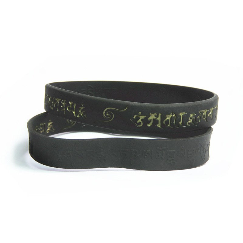 Combination Series Silicone Heart Mantra Taiwan Life Tv Station Bracelet