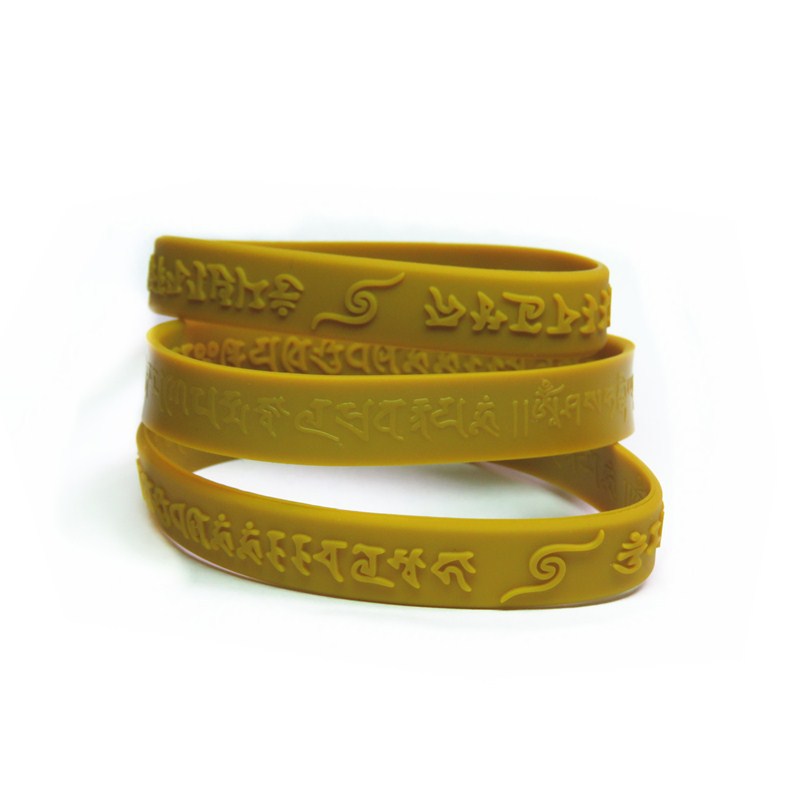 Combination Series Silicone Heart Mantra Taiwan Life Tv Station Bracelet