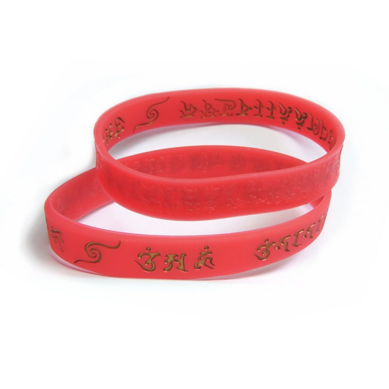 Combination Series Silicone Heart Mantra Taiwan Life Tv Station Bracelet