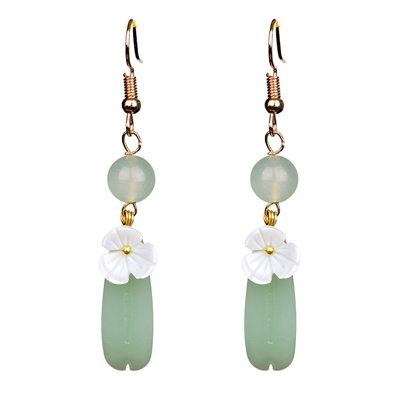 Women's Classical Retro Style Fashionable Simple Temperament Long Earrings