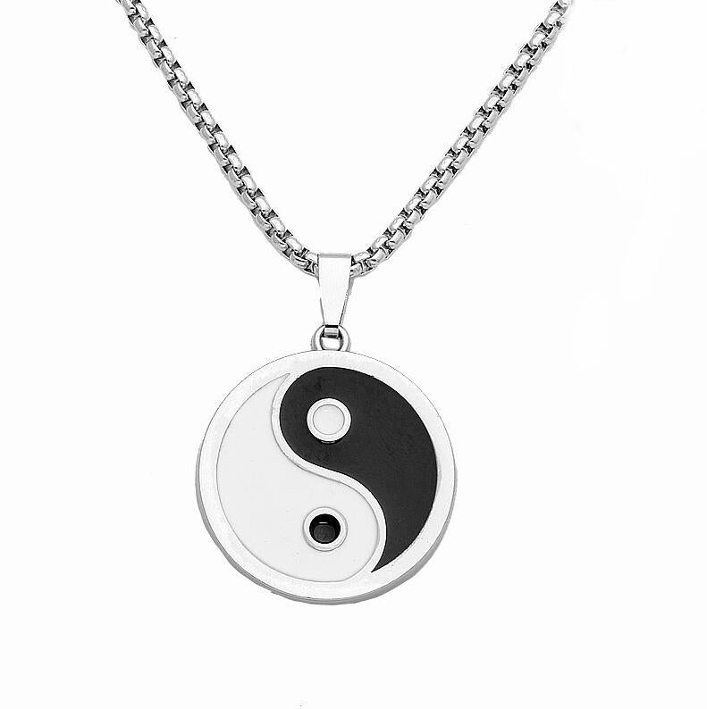 Men's Stainless Steel Appetizer Retro Classical Chinese Necklace