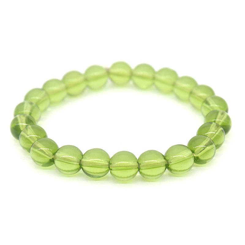 Yuan Shop Transparent Glass Beads Imitation Bracelet