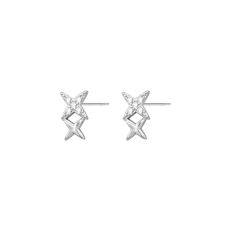 Women's Korean Small Star Fresh Sweet Meteor Stud Earrings