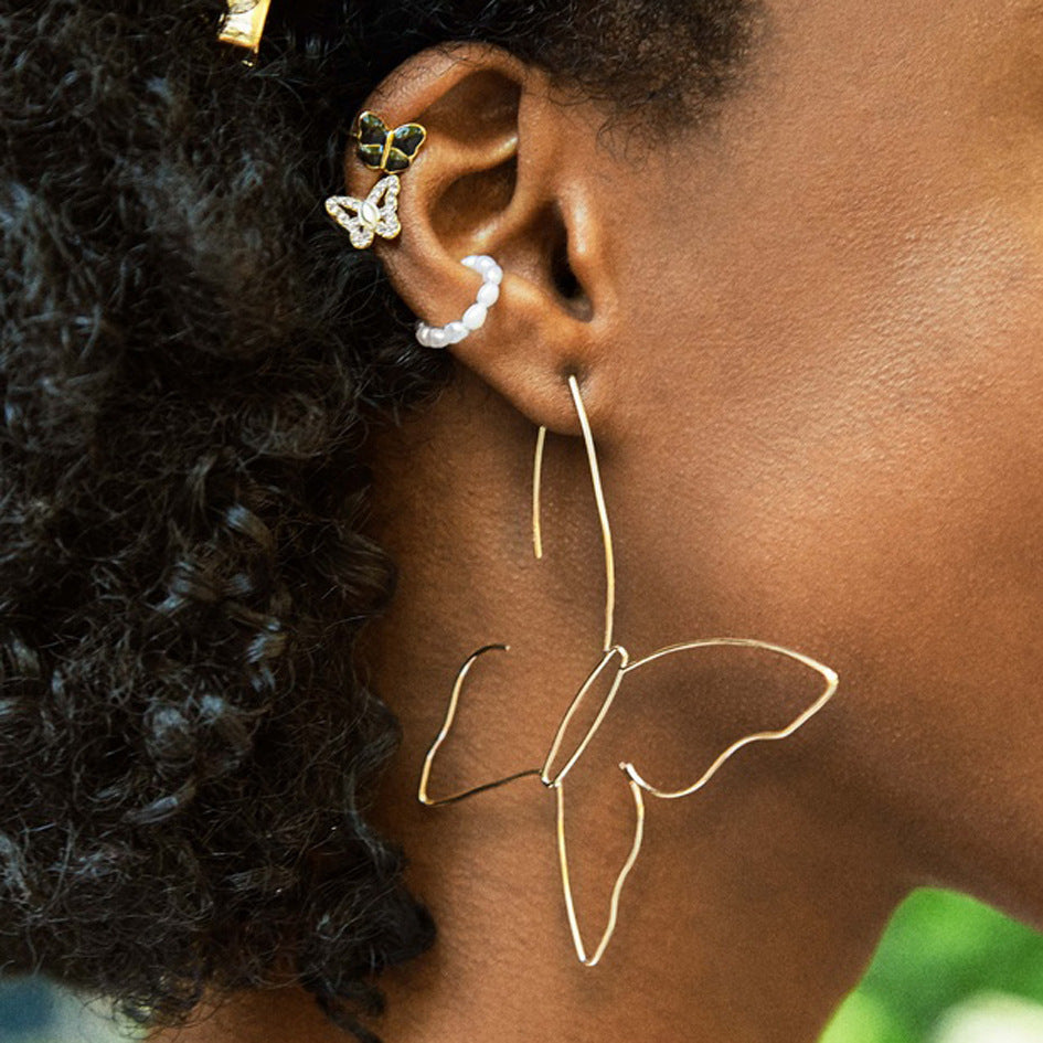 Super Popular Personality Fun Minimalist Oversized Exaggerating Earrings
