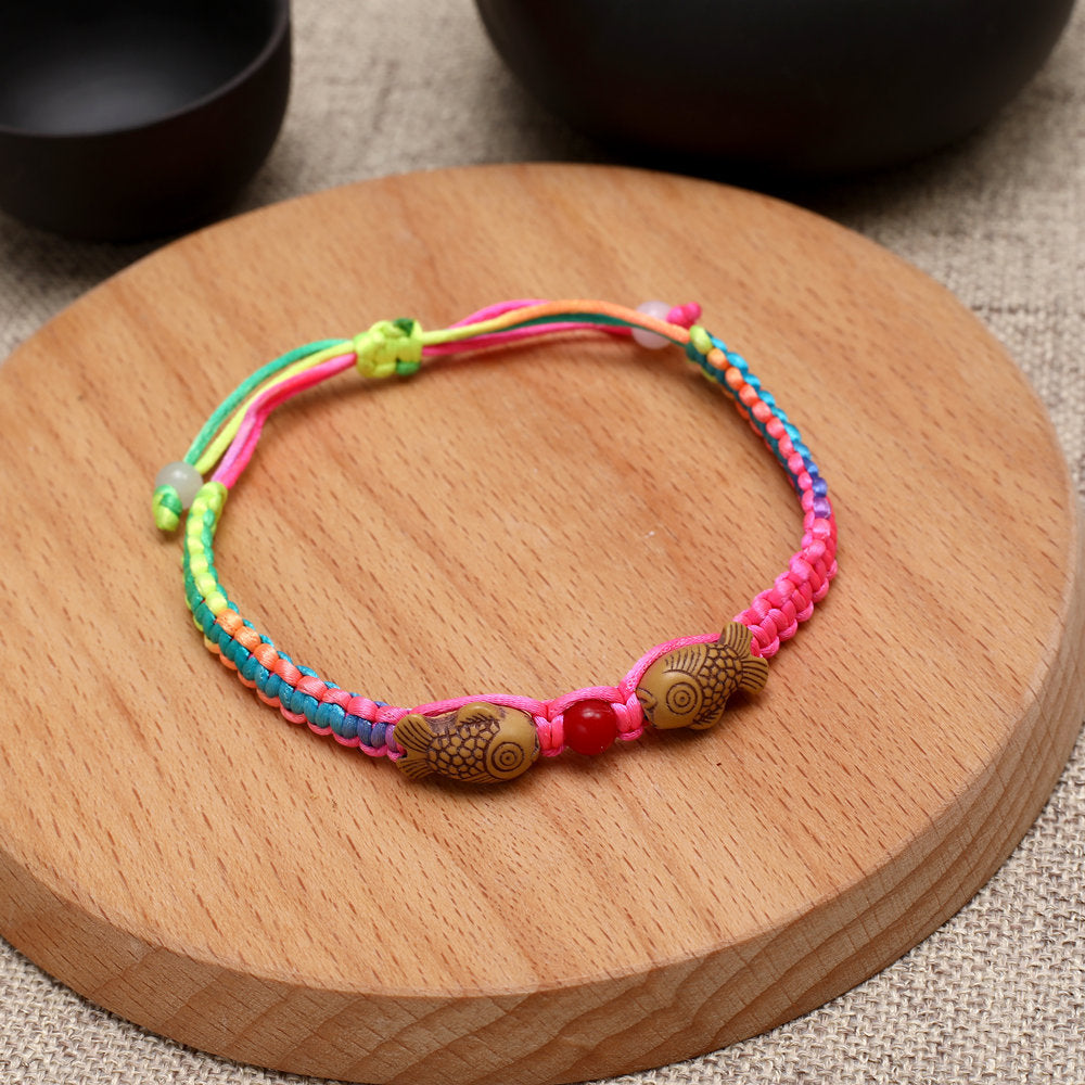 Pisces Red Rope Dragon Boat Festival Colorful Small Bracelet