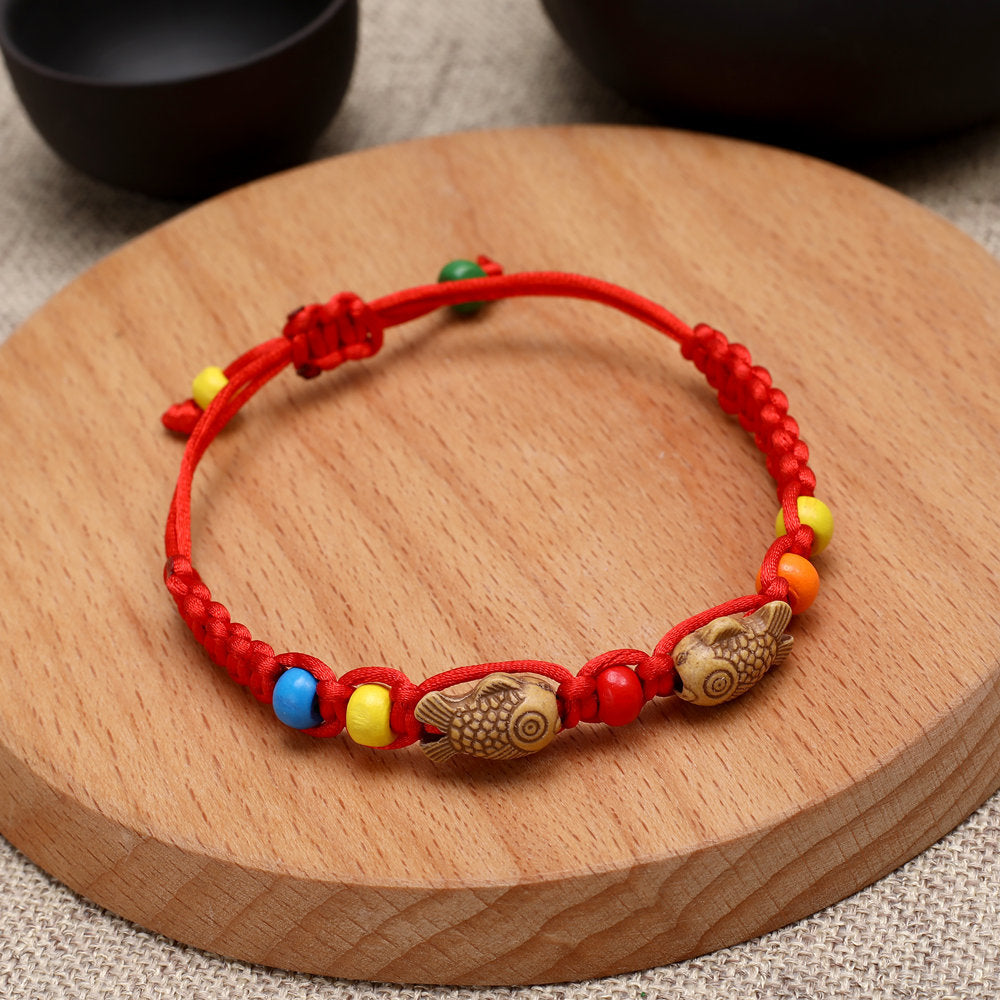 Pisces Red Rope Dragon Boat Festival Colorful Small Bracelet
