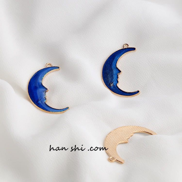 Dream Starry Sky Star Moon Eardrops Earrings