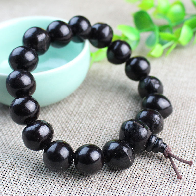 Women's & Men's Bodhi Wooden Ghost Sorrow Buddha Beads Rosary Bracelet