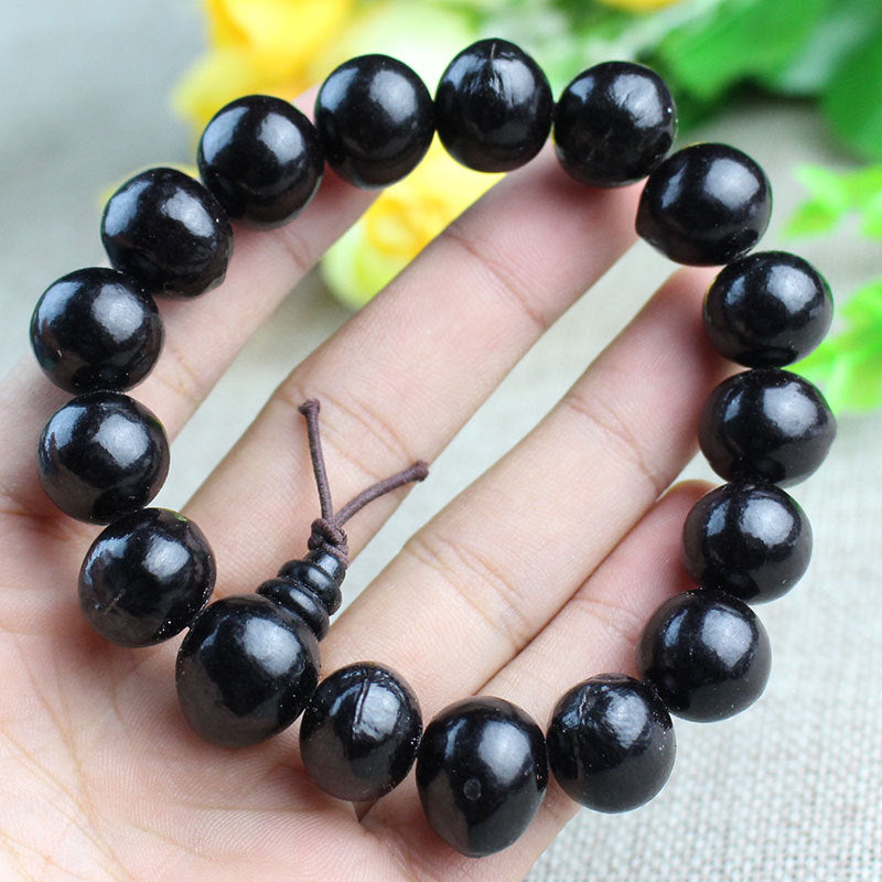 Women's & Men's Bodhi Wooden Ghost Sorrow Buddha Beads Rosary Bracelet