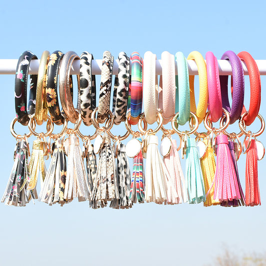Christmas Pure Leather Key Creative Chain Bracelet