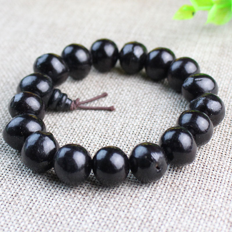 Women's & Men's Bodhi Wooden Ghost Sorrow Buddha Beads Rosary Bracelet
