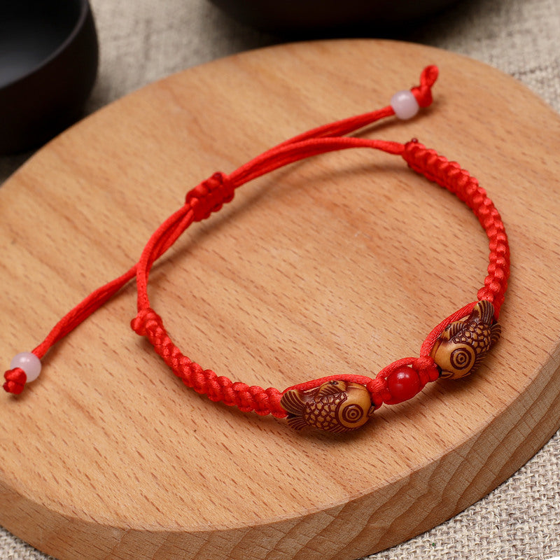 Pisces Red Rope Dragon Boat Festival Colorful Small Bracelet