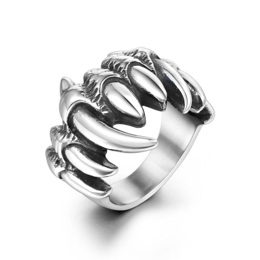 Steel Skull Personality Ghost Hand Boys Ring