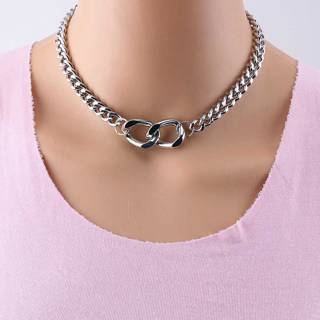 Hip Hop Cold Style Exaggerated Thick Necklaces