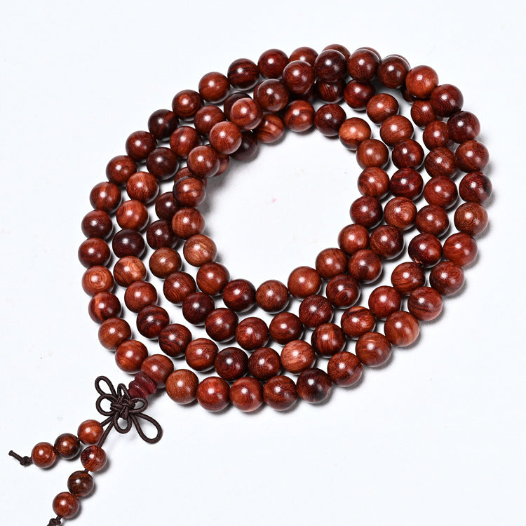 Women's & Men's Red Sandalwood Wooden Prayer Beads Popular Bracelet