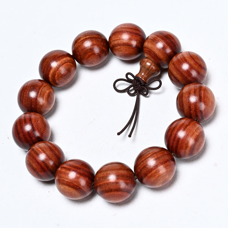 Women's & Men's Red Sandalwood Wooden Prayer Beads Popular Bracelet
