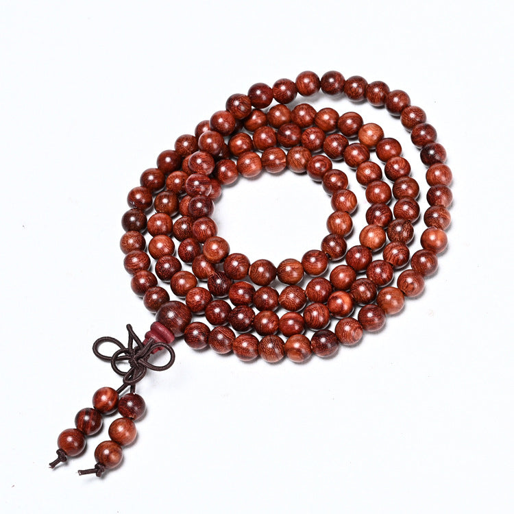 Women's & Men's Red Sandalwood Wooden Prayer Beads Popular Bracelet
