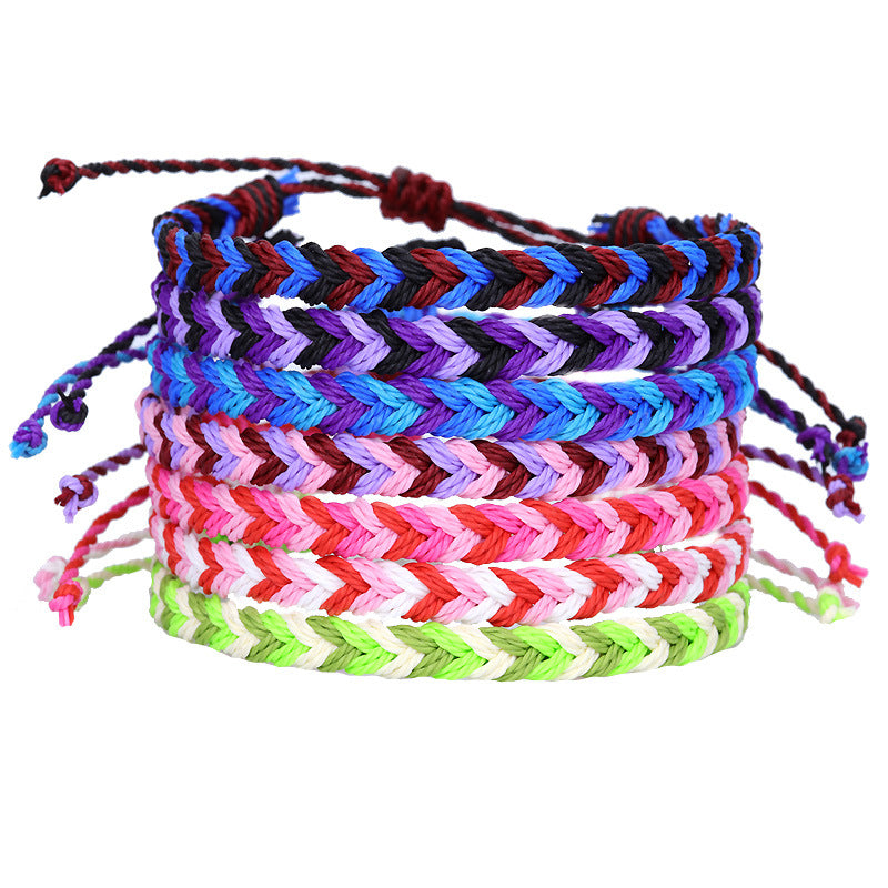 Taiwan Wax Line Beach Surfing Waterproof Bracelets