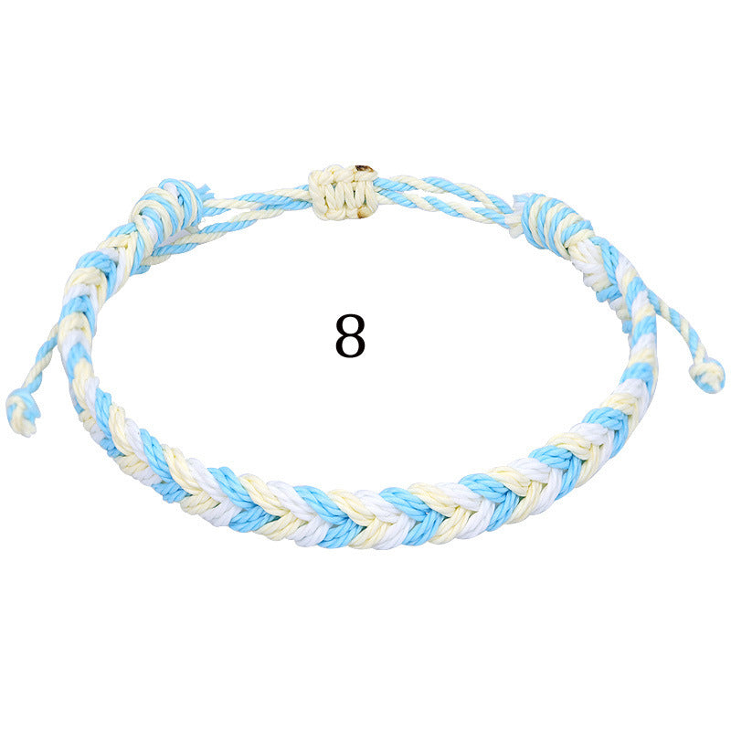 Taiwan Wax Line Beach Surfing Waterproof Bracelets