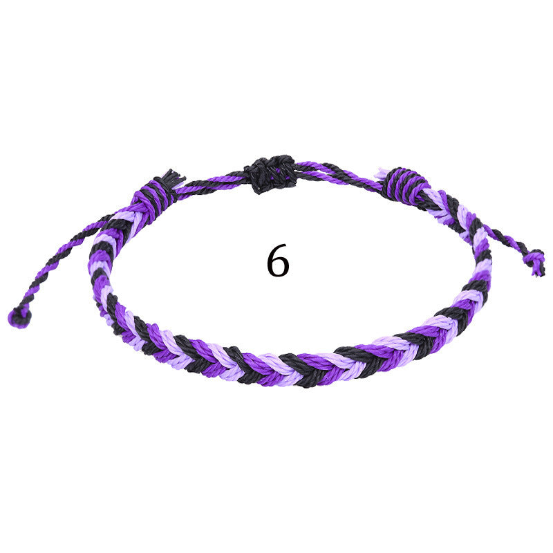 Taiwan Wax Line Beach Surfing Waterproof Bracelets