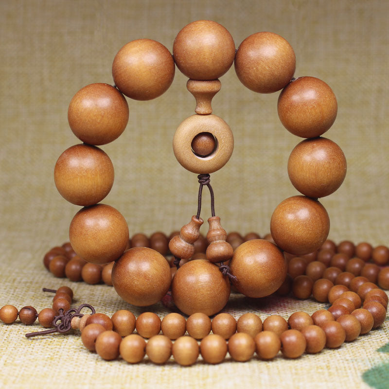 Hole Barbie Sandalwood Beads Complete Specifications Bracelet