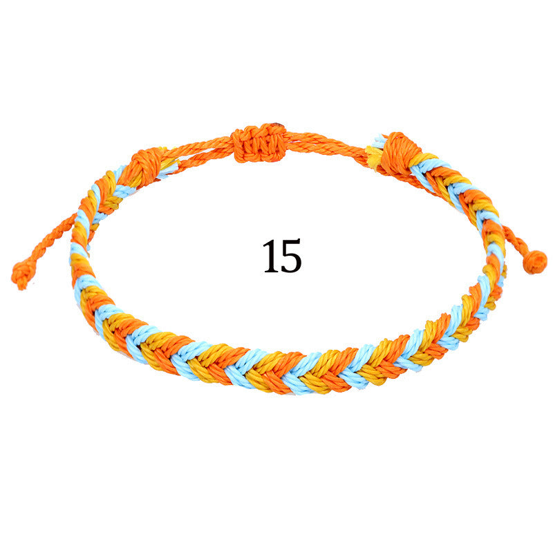 Taiwan Wax Line Beach Surfing Waterproof Bracelets