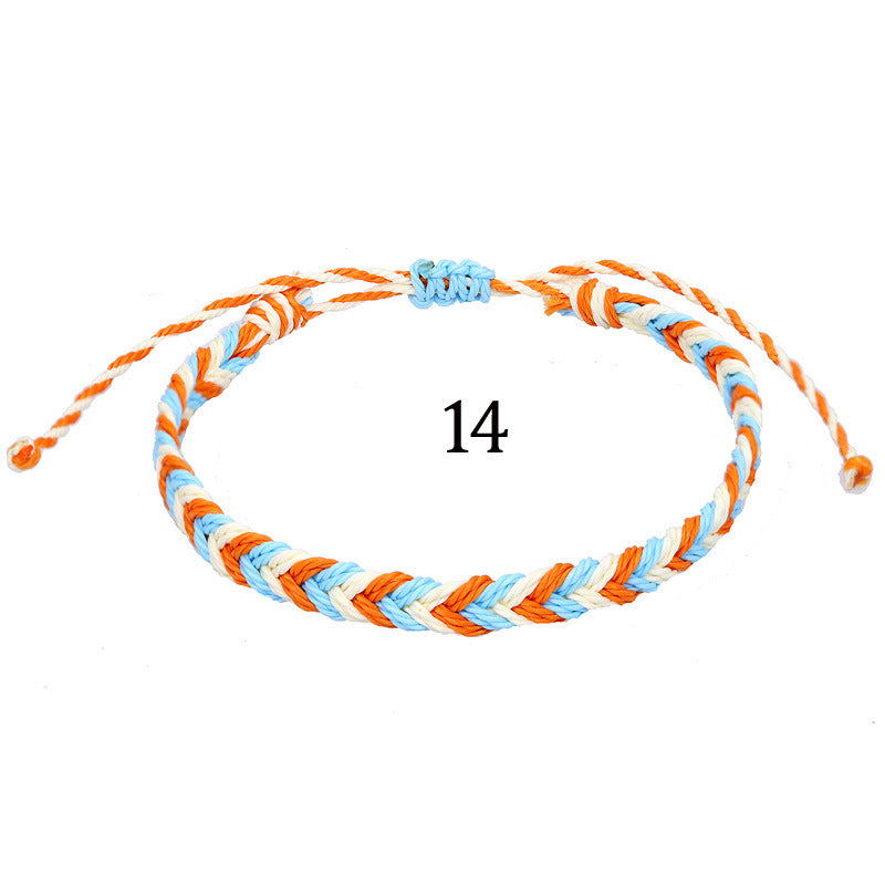 Taiwan Wax Line Beach Surfing Waterproof Bracelets