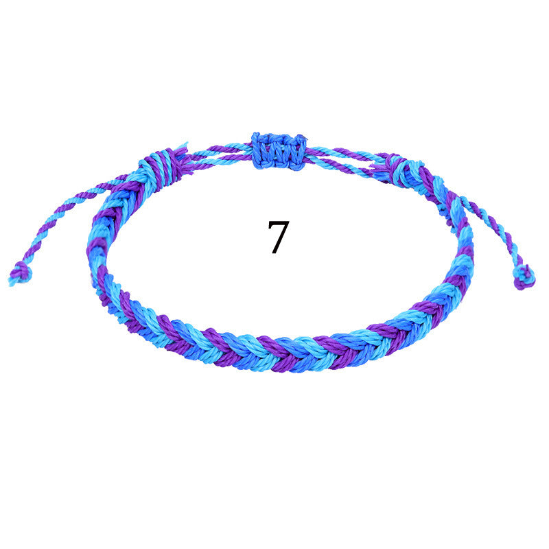 Taiwan Wax Line Beach Surfing Waterproof Bracelets