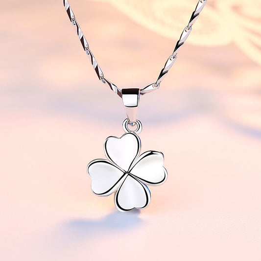 Women's Argent Pur Clover Pure Sier Collarbone Pendants