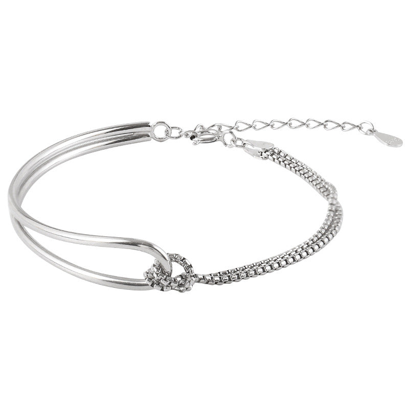 Women's Design Sense Korean Lines Twisted Girlfriends Bracelets