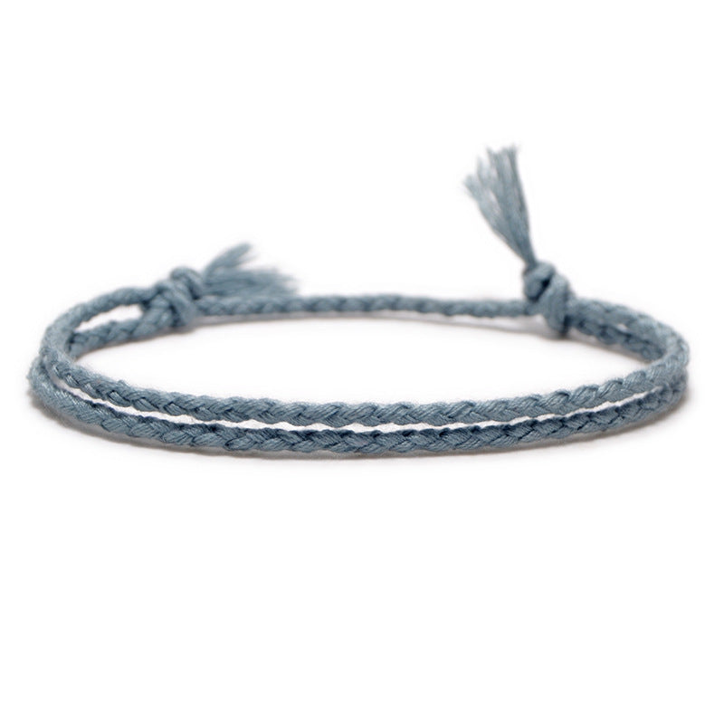Women's String Hand Woven Rope Monochrome Optional Simple Bracelet