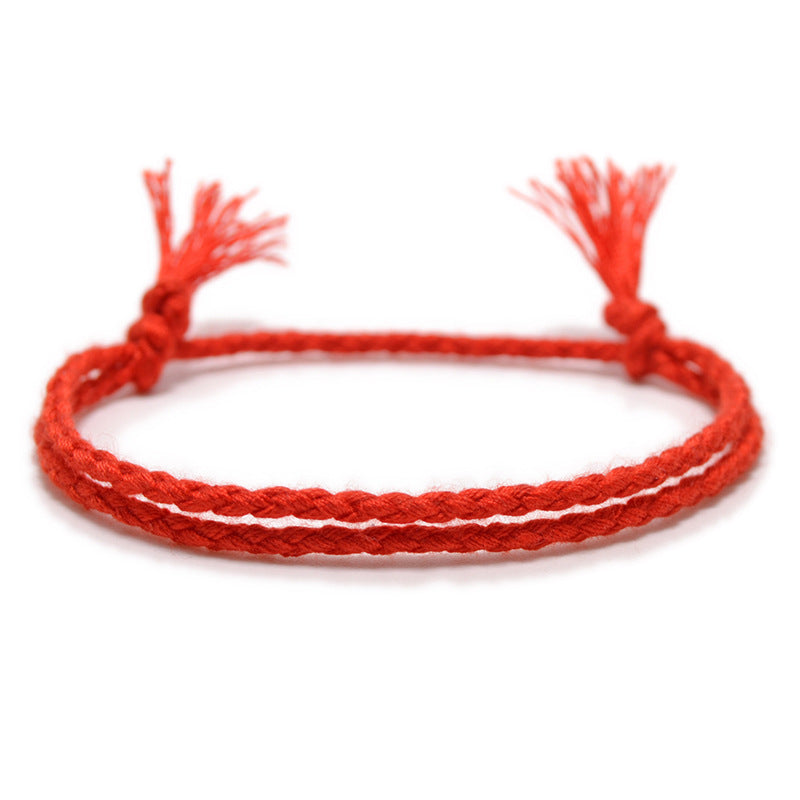 Women's String Hand Woven Rope Monochrome Optional Simple Bracelet