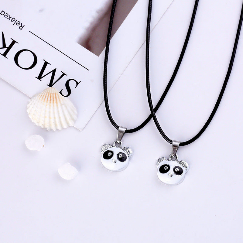 Couple Pair Personality Minimalist Girlfriend Gifts Korean Necklaces